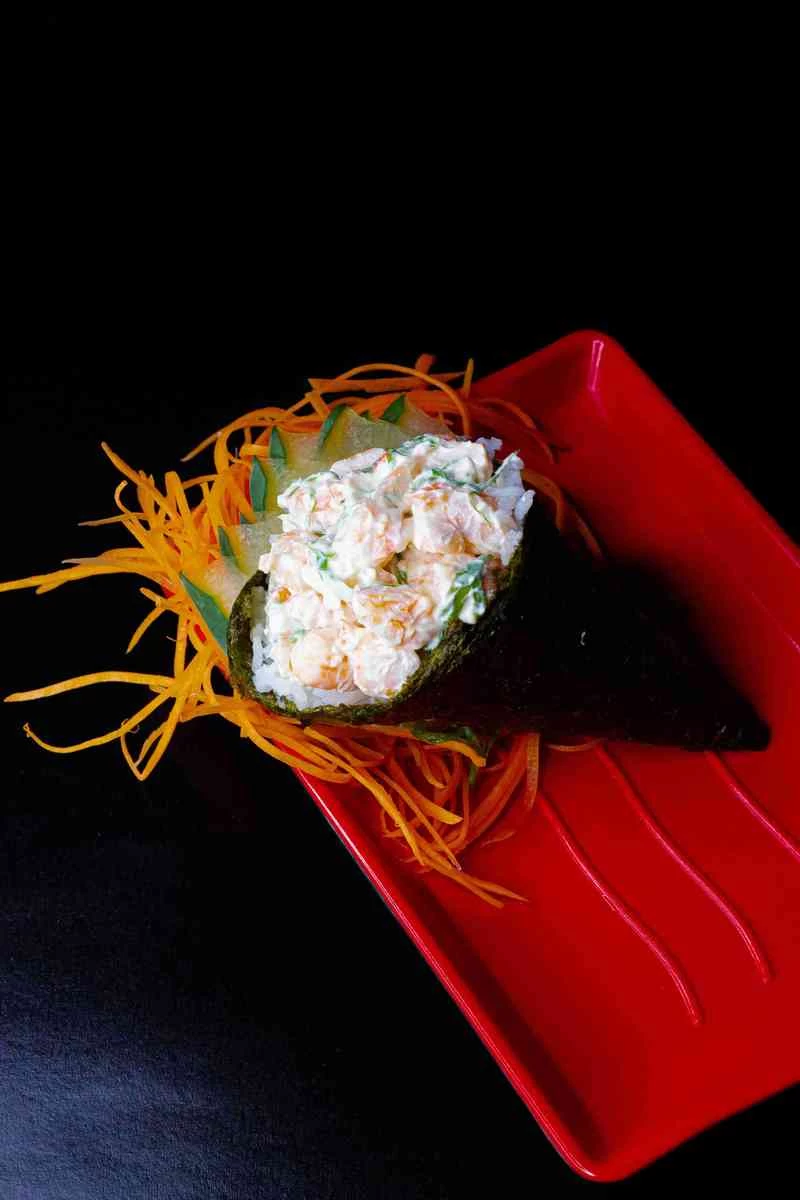 Temaki Salmão E Camarão